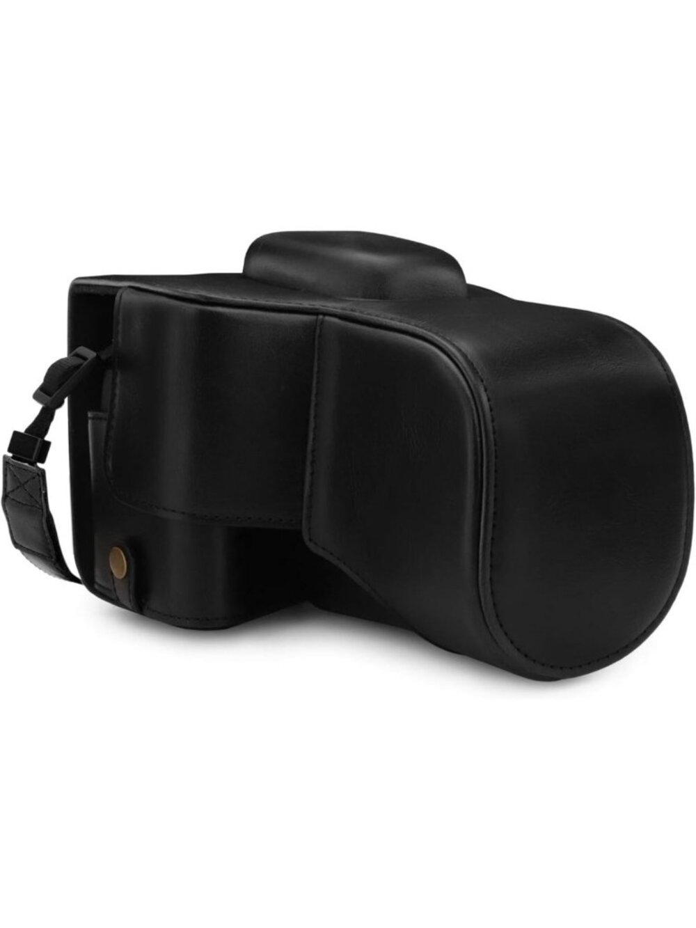 Leather Camera Case for Canon EOS Rebel T7 & 2000D - Durable, Stylish Protection